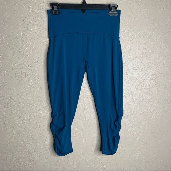 Ivivva prismatic crop scrunch leggings by lululemon teal - Picture 1 of 11